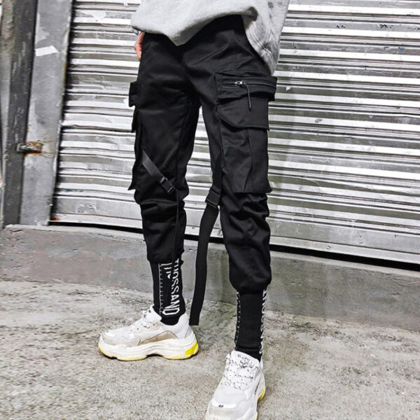 Korean fashion pants, leisure pants, nine-minute pants, men''s fashion pants, loose leggings, students''straight-bottomed ins pants
