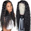 Human Hair With Small Curly Hair And Long Hair hu