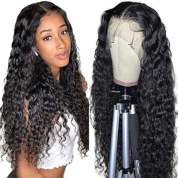 Human Hair With Small Curly Hair And Long Hair hu