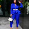 Africa Clothing African Sets For Women Elastic Bazin African Clothes 2 Two Piece Set Top and Pants Dashiki Famous Suit For Lady