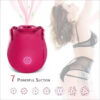 Huafeihua Rose Sucking Tongue Licking Vibrating Vibrating Egg Female  Toy Articles