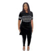African Clothes 2 Pieces Women Famous Suit Dresses