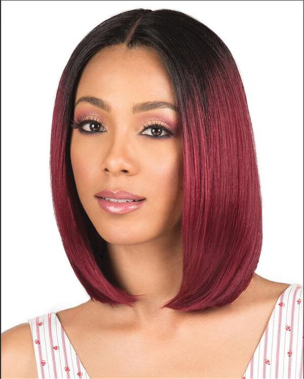 1623308917458.jpg Women's Short Straight Hair, Black Gradient Burgundy Bobo Short Hair
