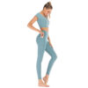 Pocket yoga clothes suit women