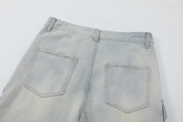 Straight Fashion Work Clothes Jeans