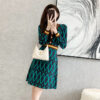 Women's Small Fragrance Style Knitted Dress