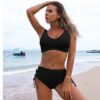 Twist Bikini Women High Waist Swimsuit Summer Beach Clothes