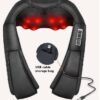 USB Charging Neck Massager Trapezoid Muscle Shoulder Neck Waist Back Shawl Neck Kneading Whole Body Massage Instrument