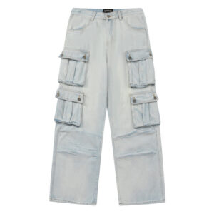 Straight Fashion Work Clothes Jeans