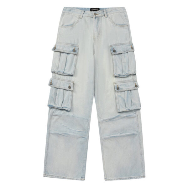 Straight Fashion Work Clothes Jeans