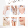 Electric hair removal device for ladies