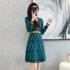 Women's Small Fragrance Style Knitted Dress