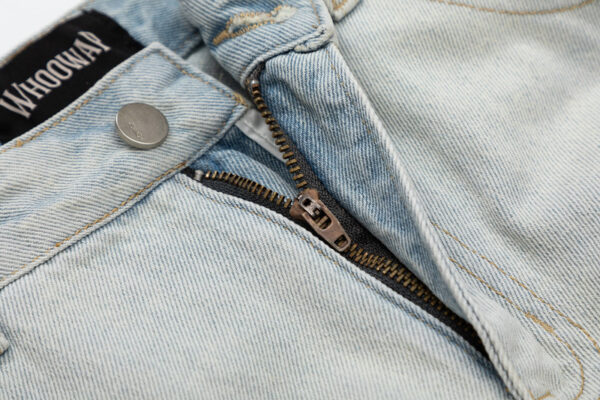 Straight Fashion Work Clothes Jeans