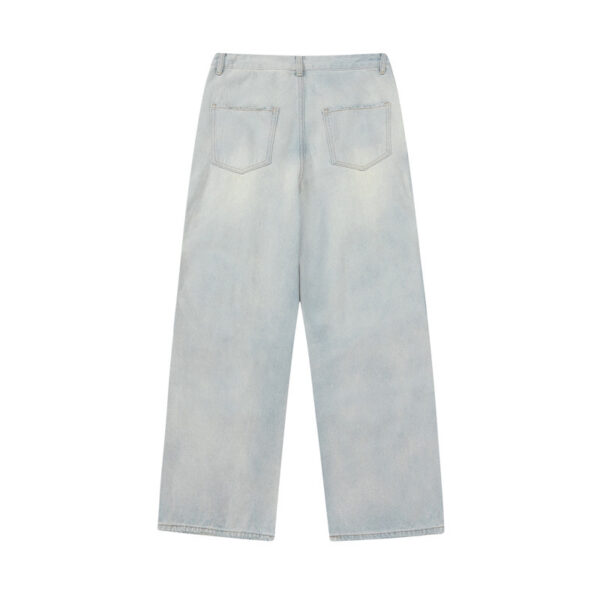 Straight Fashion Work Clothes Jeans