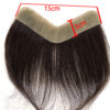 Front Men Toupee Human Hair Piece For15CM